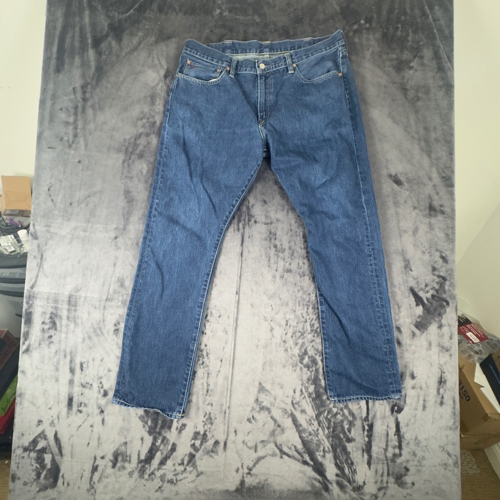 Polo Ralph Lauren Jeans Mens 38x32 Blue Straight Leg Denim 100% Cotton 4905